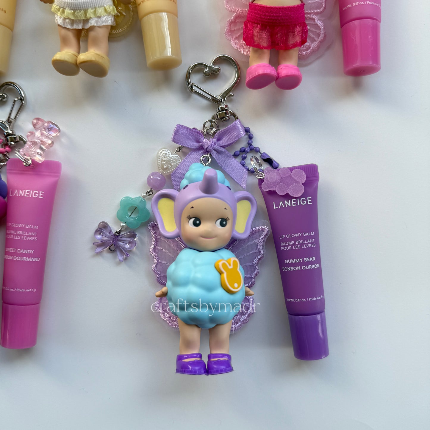 sonny angel keychains with lippies