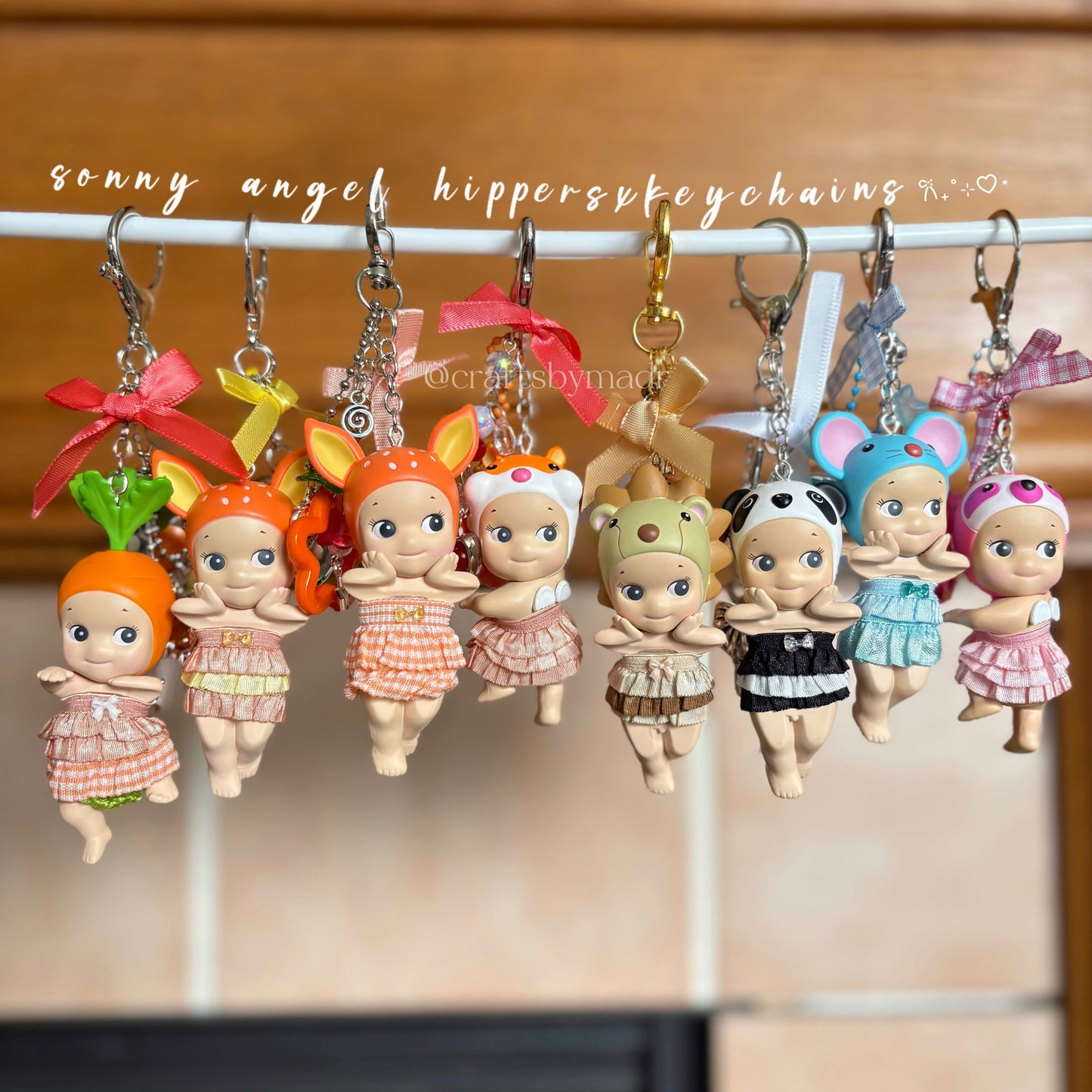 sonny angel hippers x keychains