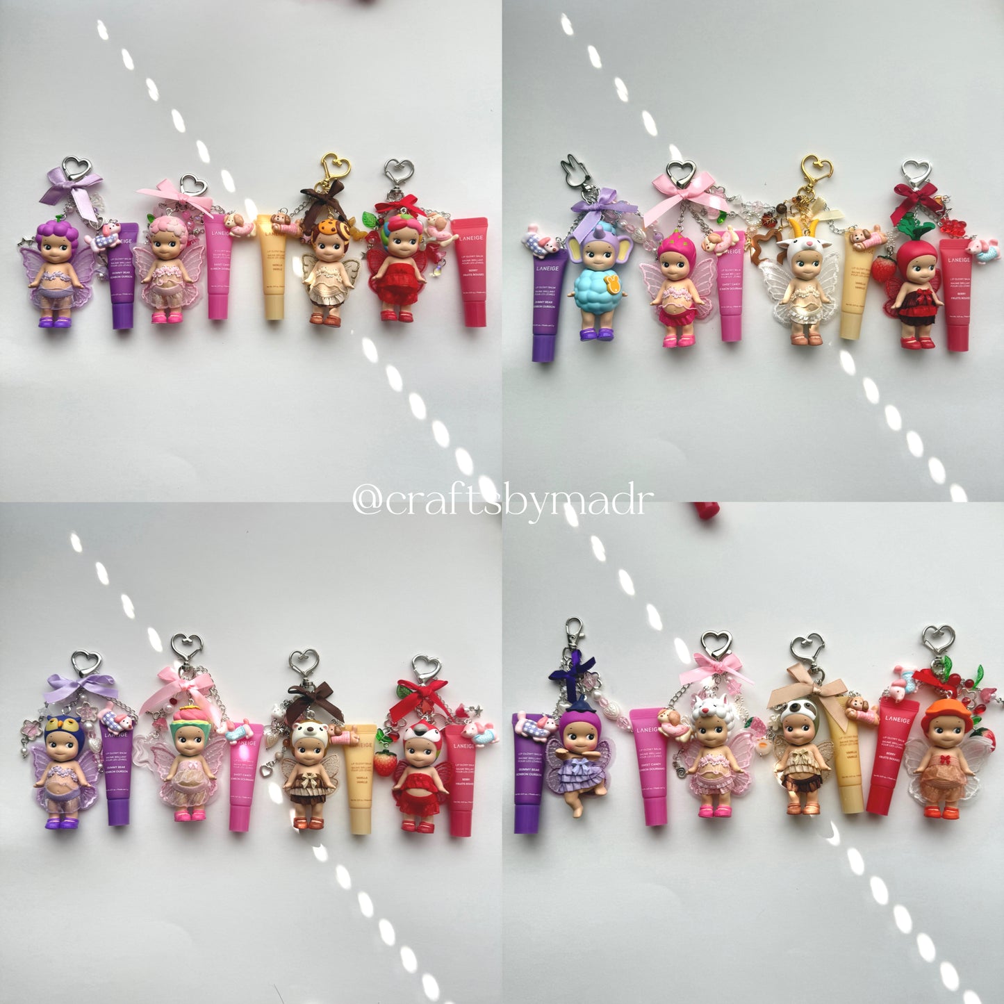 sonny angel x lip balm keychains ✨