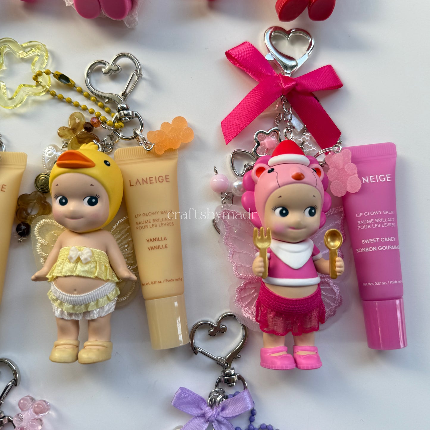 sonny angel keychains with lippies