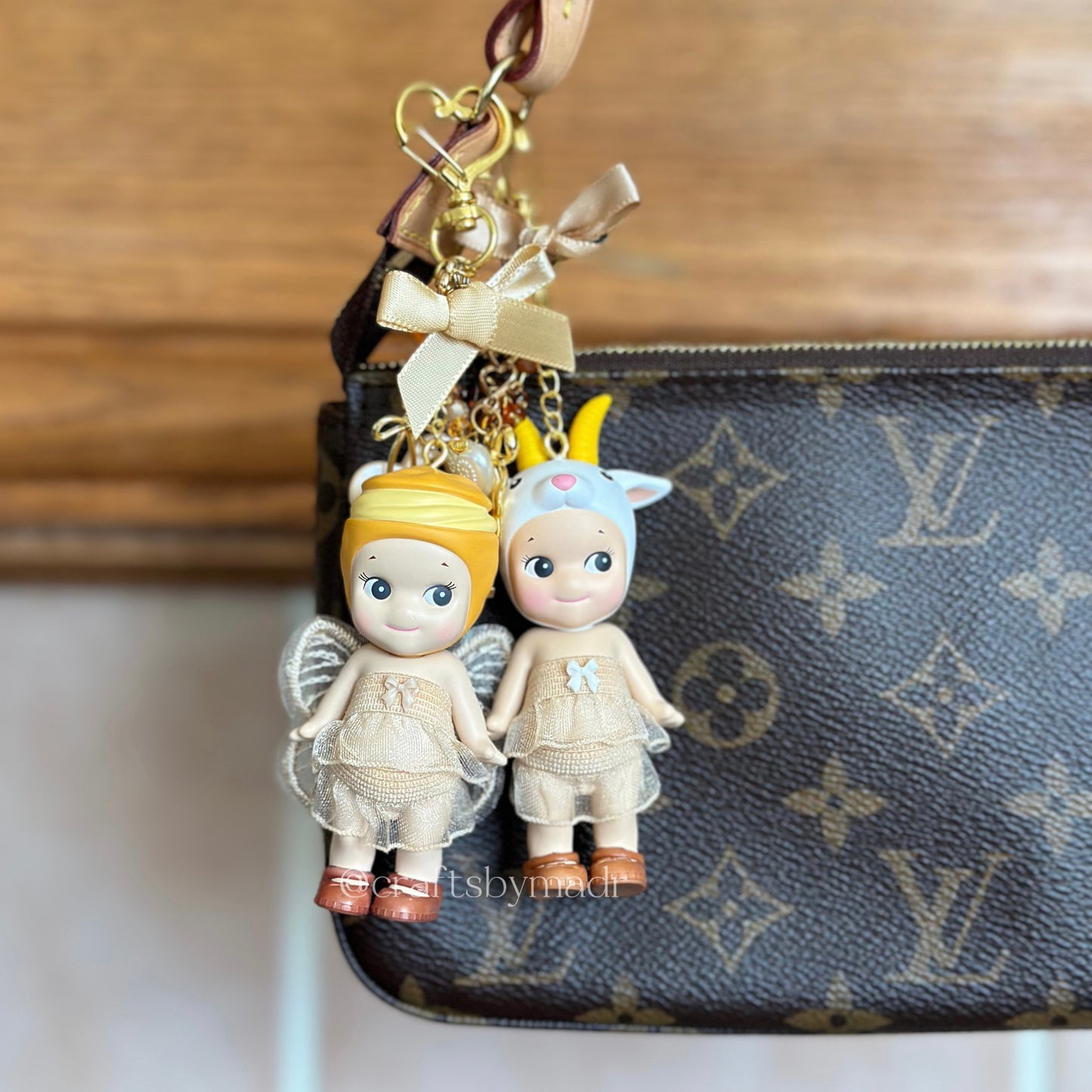 soft neutrals sonny angel keychains ✨