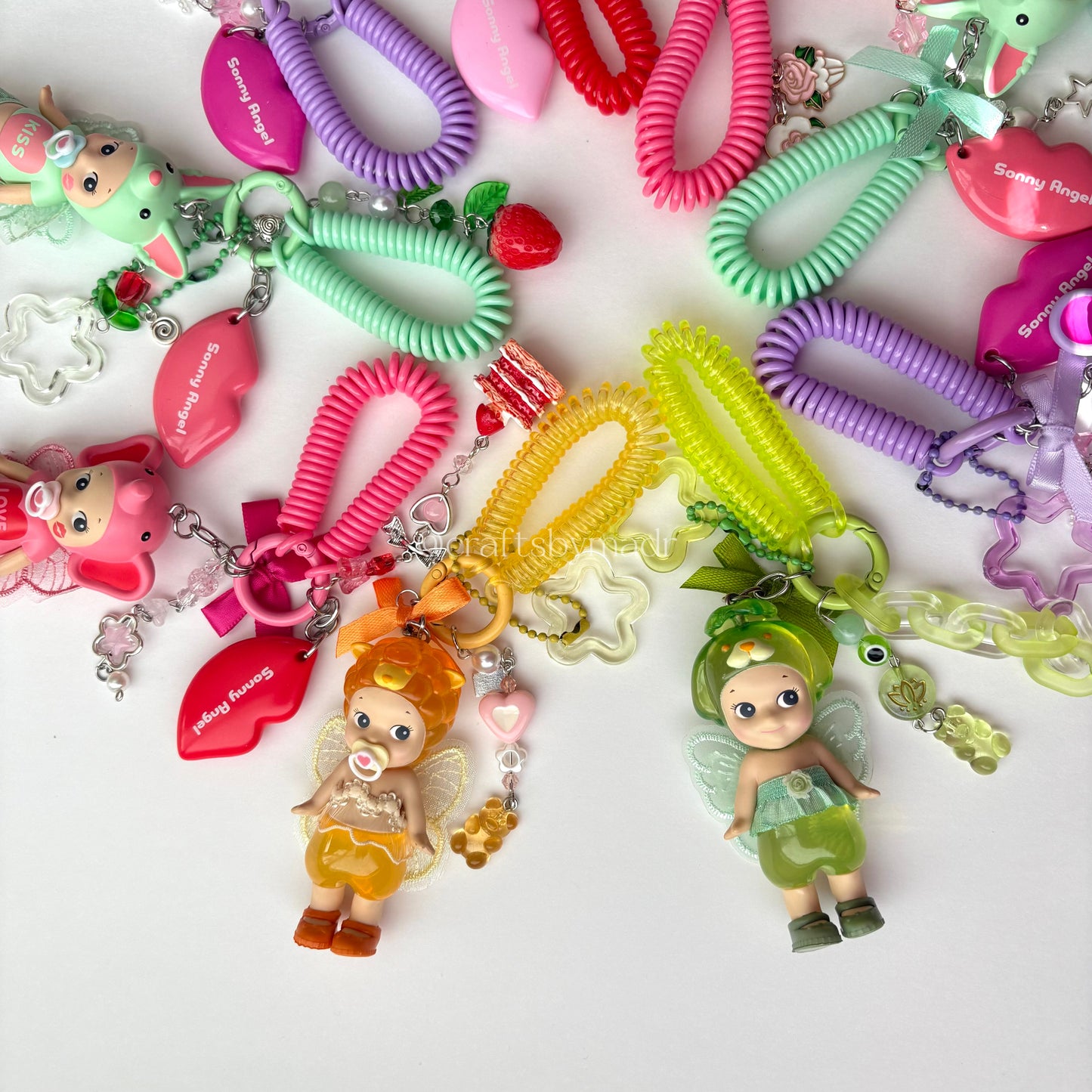 kiss kiss & candy store custom keychains 🎀