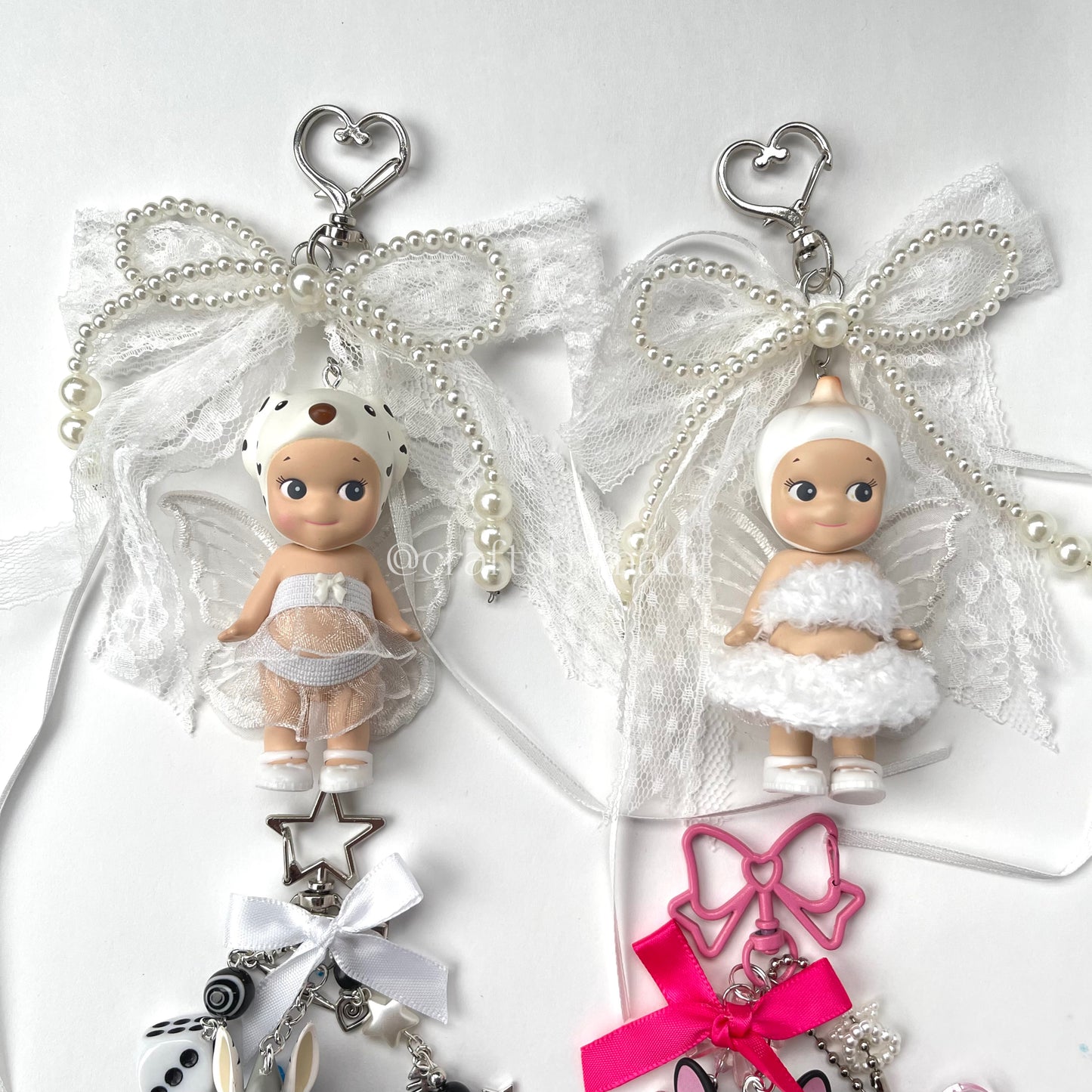 dainty sonny angel fairies keychains