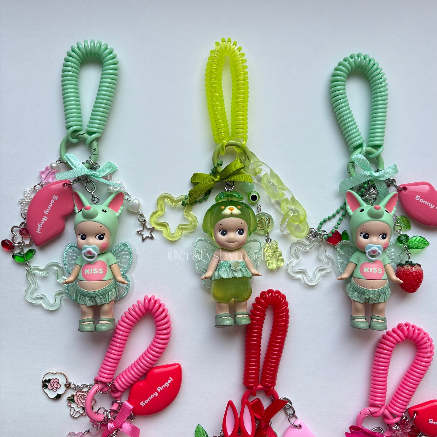 kiss kiss & candy store custom keychains 🎀