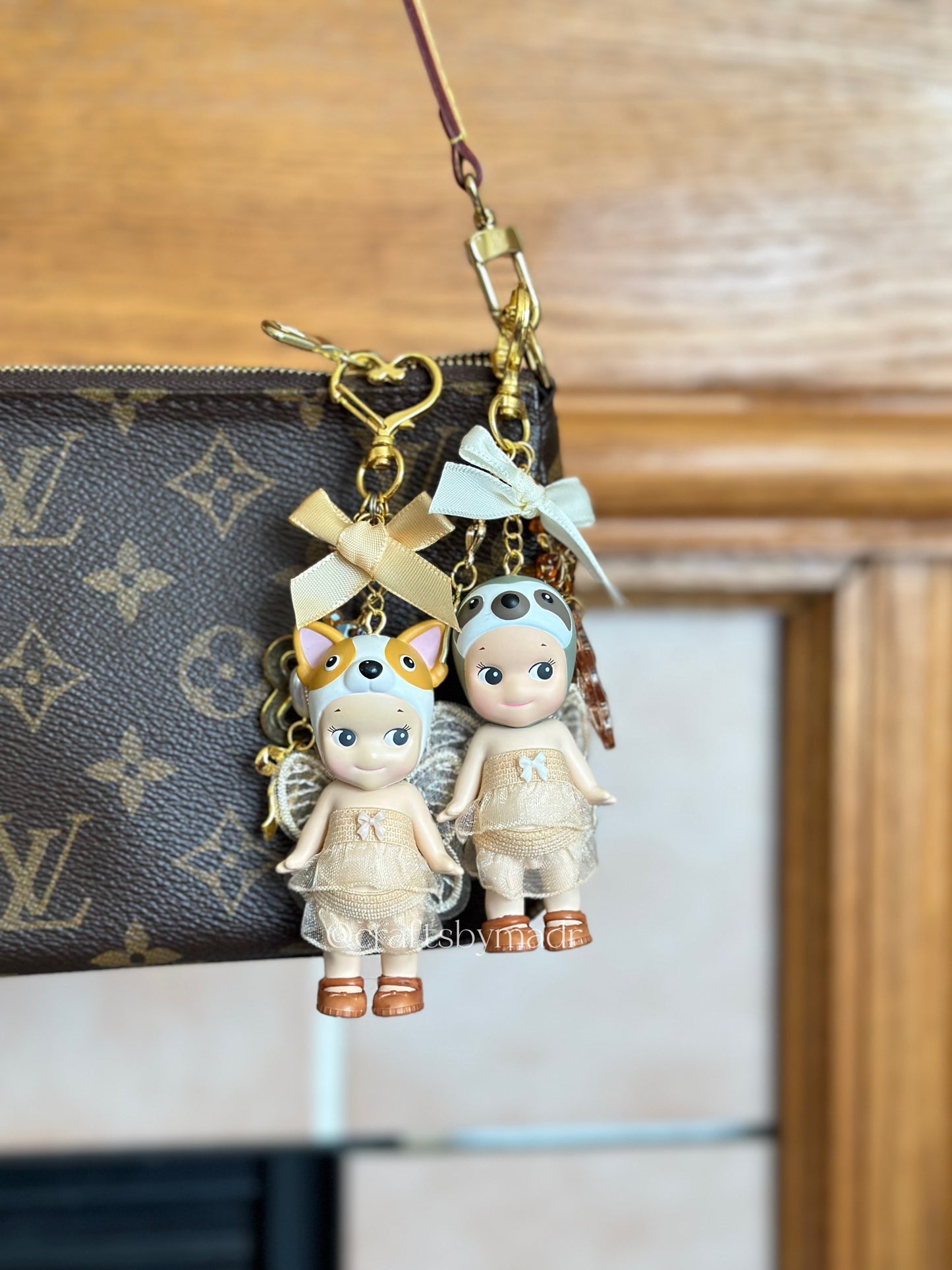 soft neutrals sonny angel keychains ✨