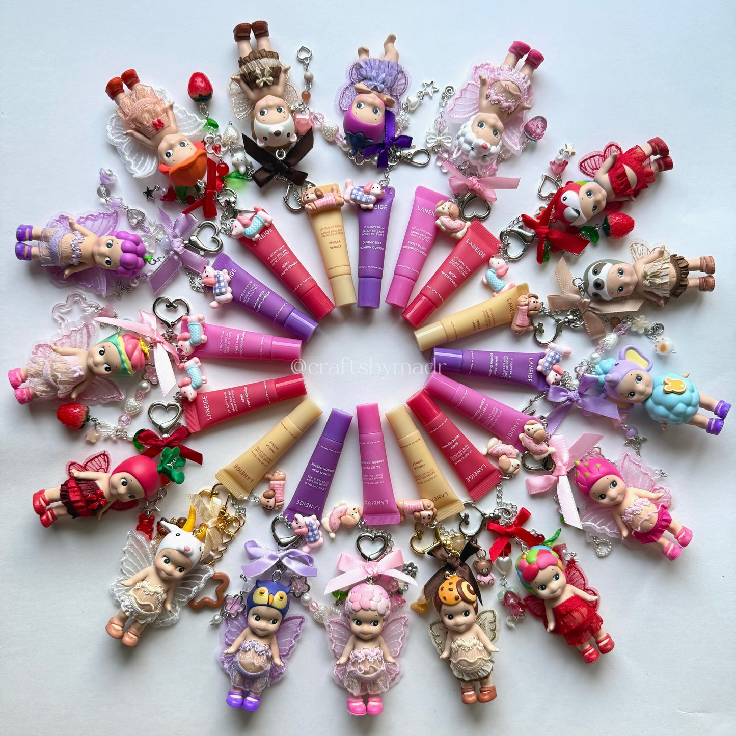 sonny angel x lip balm keychains ✨