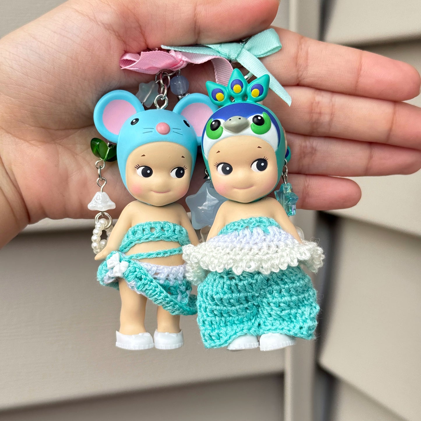 mouse keychain 🐭🩵