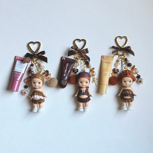 neutrals lippie keychains 🤎