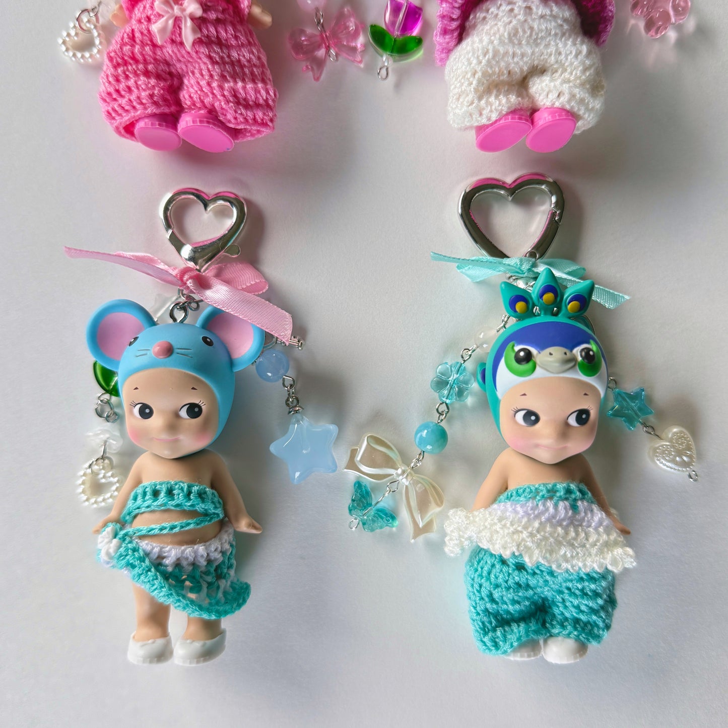 mouse keychain 🐭🩵