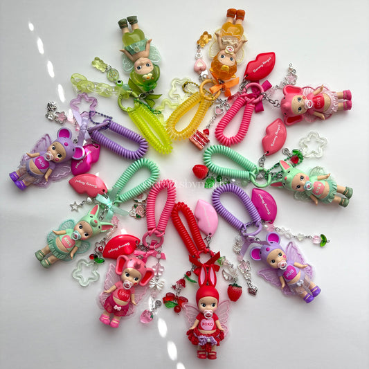 kiss kiss & candy store custom keychains 🎀